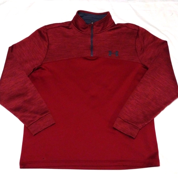 Under Armour Other - Men's Under Armour Large 1/4 Quarter Zipper Pullover Burgundy